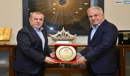 Orgeneral Metin Gürak’tan Midyat Belediye Başkanı Veysi Şahin’e Ziyaret