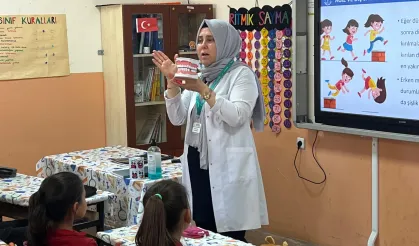 Gercüş'te çocuklarla 'sağlıklı' buluşma
