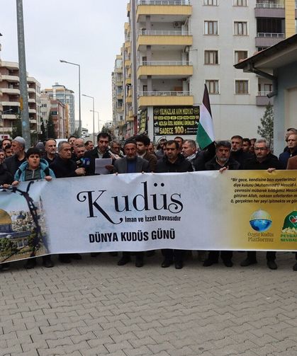 Midyat’ta "Dünya Kudüs Günü" İçin Basın Açıklaması Yapıldı