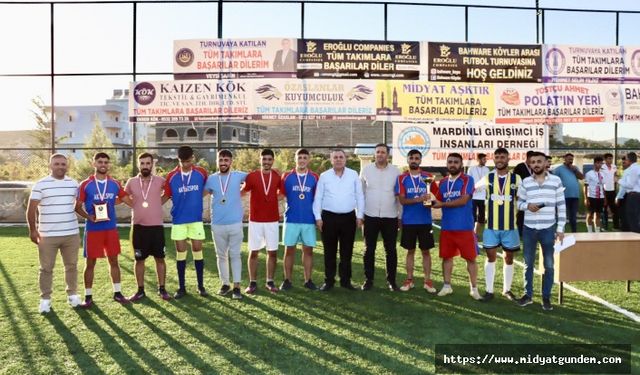Bahvare Köyler Arası Halı Saha Futbol Turnuvası Sona Erdi