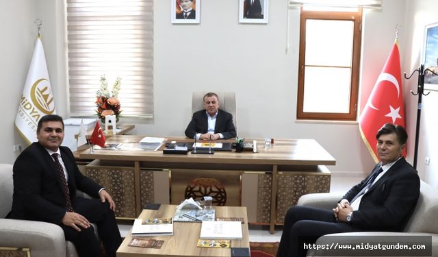 Midyat Belediye Başkanı Şahin'e Ziyaret