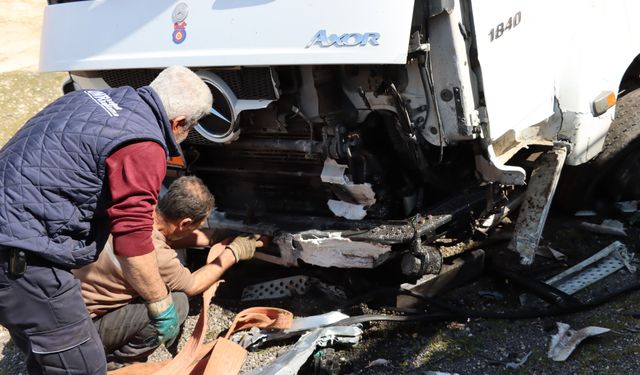 Midyat’ta trafik kazası: 1 kişi öldü, 1 kişi yaralandı