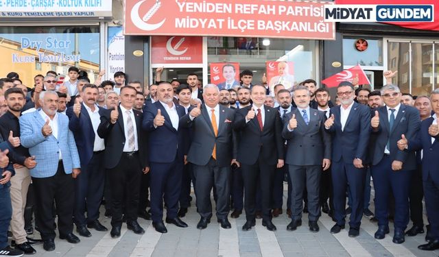 Yeniden Refah Partisi Genel Başkanı Dr. Fatih Erbakan, Midyat’ta