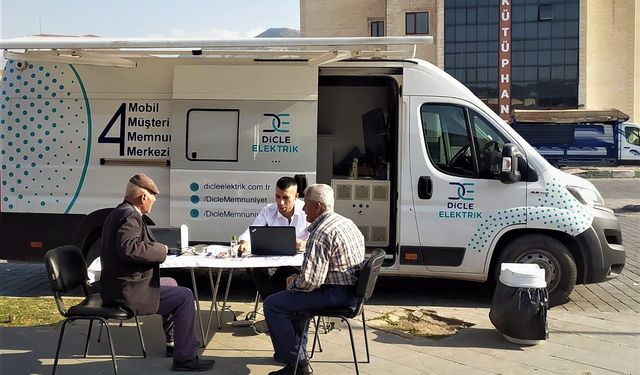 Dicle Elektrik, müşteri memnuniyeti için mobil ekipleriyle hizmet veriyor