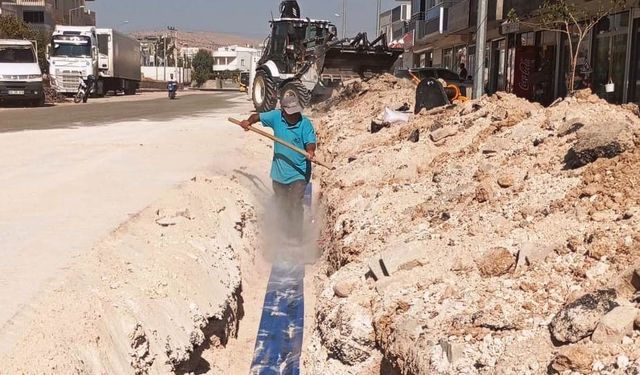 MARSU, Nusaybin'de İçme Suyu Hattı Deplase Çalışması Tamamlandı