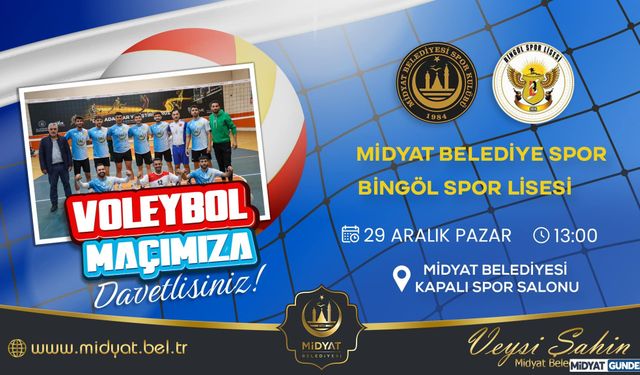 Midyat Belediyespor -Bingöl Spor Lisesi