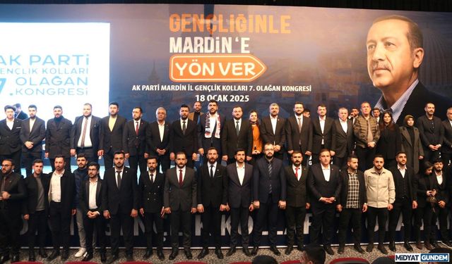 AK Parti Mardin İl Gençlik Kolları Başkanlığ0ına Süheyl Uçar, seçildi!