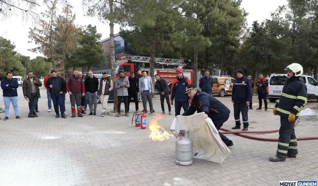 OSB’de Yangın Eğitimi ve Tahliye Tatbikatı