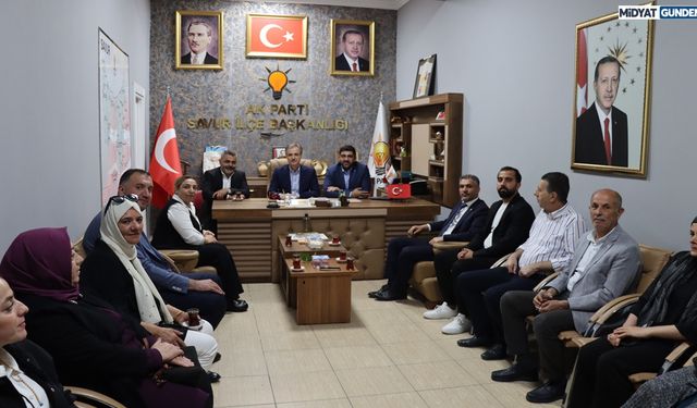 Yusuf Coşkun’dan AK Parti Savur Teşkilatına Ziyaret