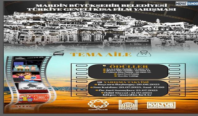 Mardin'de, Kısa Film Yarışmasına Başvurular Başladı