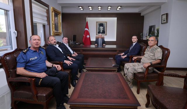 Midyat Kaymakamı Mehmet Kaya’ya Hayırlı Olsun Ziyareti