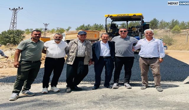 Savur’da Ulaşım Seferberliği: Üçkavak–Kayaüstü Yoluna Asfalt