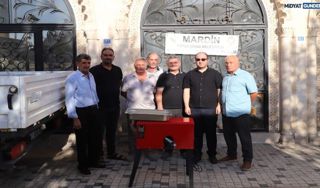 Mardin'de, Üreticilere Salça Makinesi Desteği