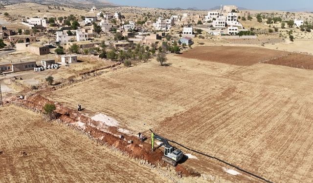 Midyat- İzbırak Mahallesi Atıksu Altyapısına Kavuşturuldu