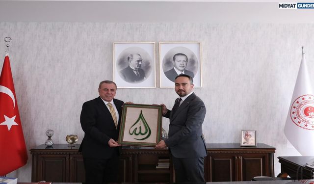 Başkan Şahin’den Bakan Yardımcısı Demiralp’e Ziyaret