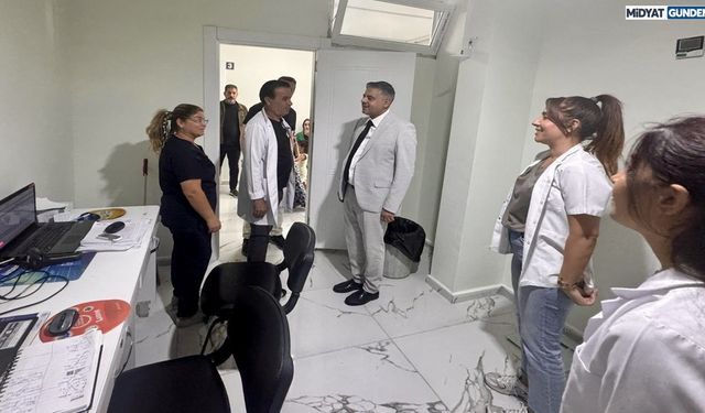 Dr. Saffet Yavuz’dan Nusaybin’de Sağlık Merkezi Ziyareti