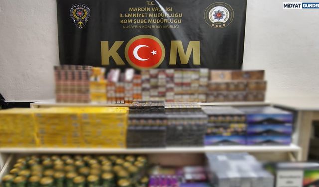 Mardin’de Kaçak Ürün Operasyonu: 2 Şüpheli Gözaltına Alındı