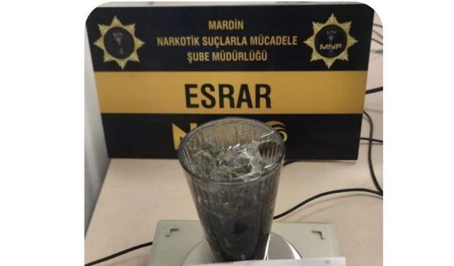 Mardin’de Uyuşturucu Operasyonu