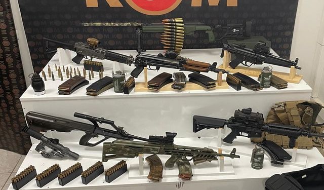 Büyük Silah Operasyonu: Uzun Namlulu Silahlar ve Bombalar Ele Geçirildi!