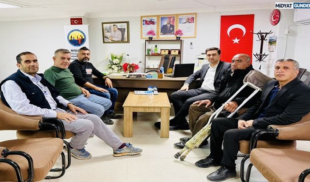 Midyat Kaymakamı Kaya'dan Engelliler Derneği'ne İade-i Ziyaret