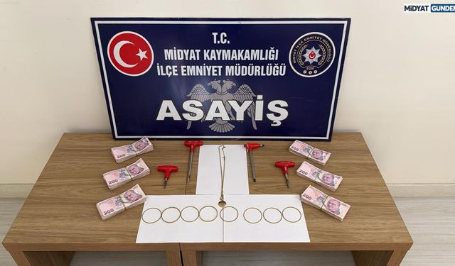 Midyat'ta Evden Hırsızlık Operasyonu