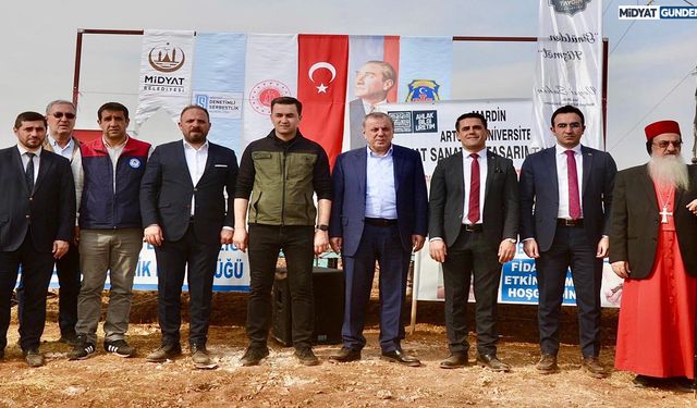 Midyat’ta Milli Ağaçlandırma Günü: 400 Fidan Toprakla Buluştu