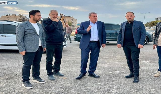 Başkan Şahin, Ağız ve Diş Sağlığı Merkezi Kavşağı'ndaki Çalışmaları Denetledi