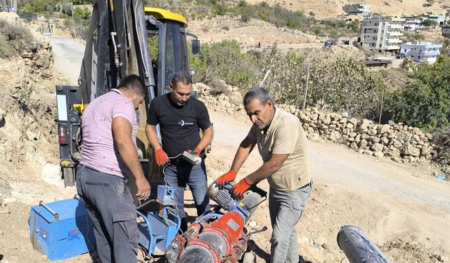 Dargeçit’te İçme Suyu Hattını Rahatlatan Çalışması