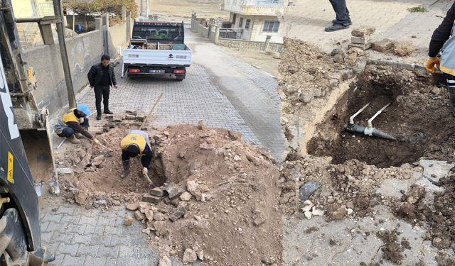 Midyat'ta Su Arızası Giderildi: MARSU Ekipleri Çözdü