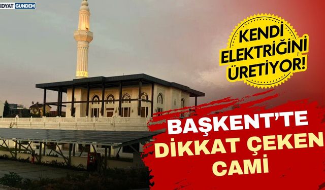 Mardin’den Ankara’ya Eğitim Köprüsü: Kütüphaneli ve Çevreci Cami