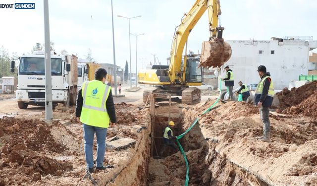 Kızıltepe'de Altyapı Çalışması Nedeniyle Trafik Düzenlemesi