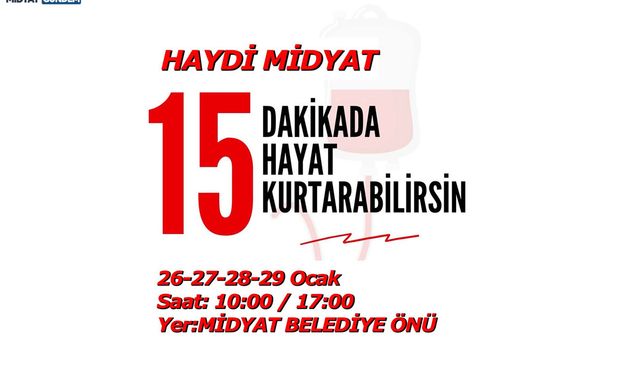Türk Kızılay’dan Midyat’ta Kan Bağışı Çağrısı: “15 Dakikada Hayat Kurtarabilirsin”