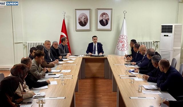 Midyat’ta Mütevelli Heyeti Kaymakam Kaya Başkanlığında Toplandı