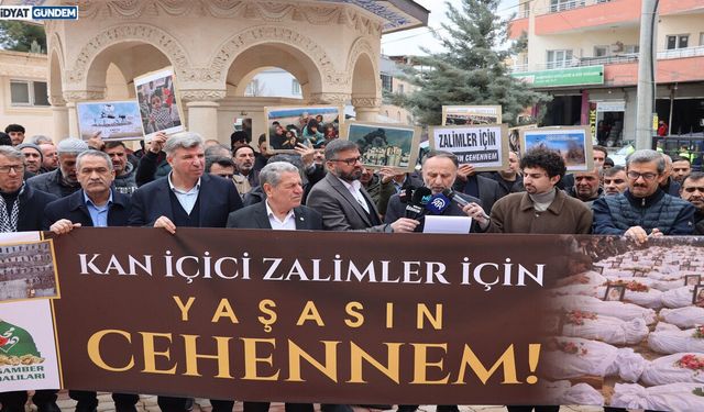 Midyat’ta ABD ve İsrail’in İran’a yönelik saldırıları protesto edildi