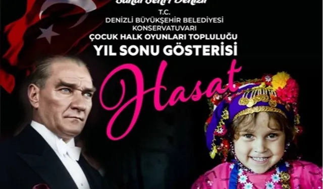 Denizli'de minik yıldızlar sahneye çıkıyor