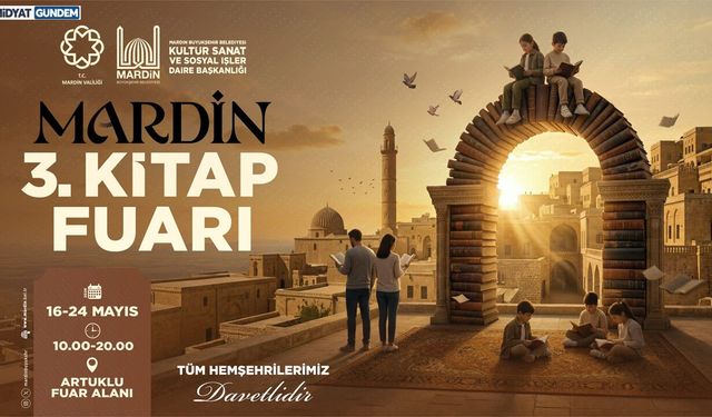 Mardin 3. Kitap Fuarı Kapılarını Açıyor
