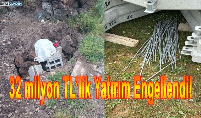 Mazıdağ’da 32 milyon TL’lik Yatırım Engellendi!
