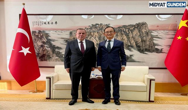 Başkan Şahin,  Çin Büyükelçiliğini ziyaret etti