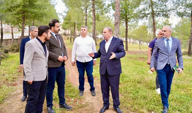 Midyat'ta çamlık alan 'Doğa ve Yaşam Merkezi' oluyor