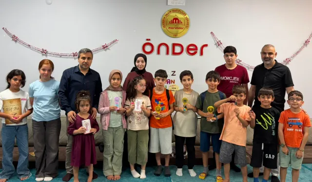 Mardin Önder'den Kur'an-ı Kerim'e geçen miniklere teşvik