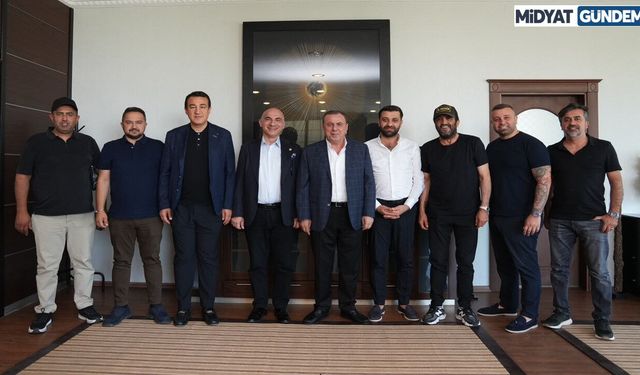 Mardin Spor Yönetiminden Başkan Veysi Şahin’e Ziyaret