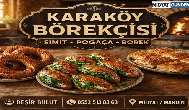 Karaköy Börekçisi Midyat'ta