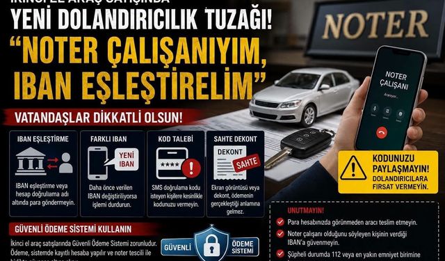 İkinci el araç satışında yeni dolandırıcılık tuzağı