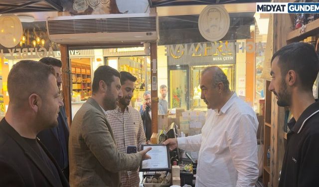 TÜGVA’dan Nusaybin Esnafına Anlamlı Ziyaret: Siftah Duaları Takdim Edildi