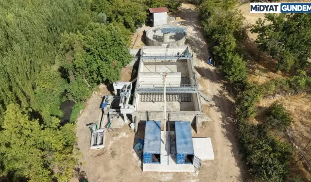 Savur’daki Biyolojik Atıksu Arıtma Tesisi’nde %80 Fiziki Gerçekleşmeye Ulaşıldı