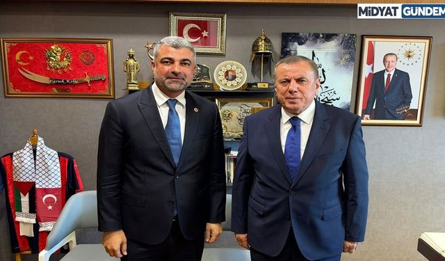 Midyat Belediye Başkanı Veysi Şahin’den Milletvekili Faruk Kılıç’a Ziyaret