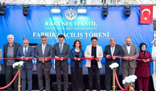 Midyat’ta Dev Tekstil Fabrikası Törenle Hizmete Açıldı