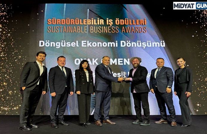 OYAK Çimento’ya “Döngüsel Ekonomi Dönüşümü” Ödülü
