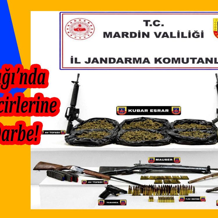 Mazıdağı’nda Zehir Tacirlerine Ağır Darbe: 35 Kilogram Esrar ve Silah Cephaneliği Ele Geçirildi!