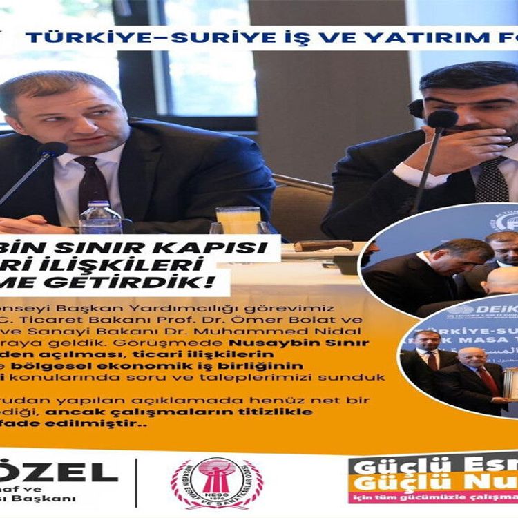 Ömer Özel, Nusaybin’in Taleplerini Bakanlara İletti